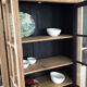 Parisian glass cabinet bookcase