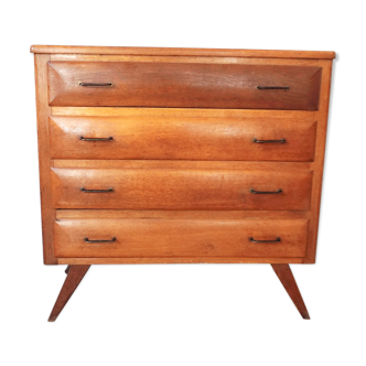 Chest of drawers feet compass 4 vintage drawers