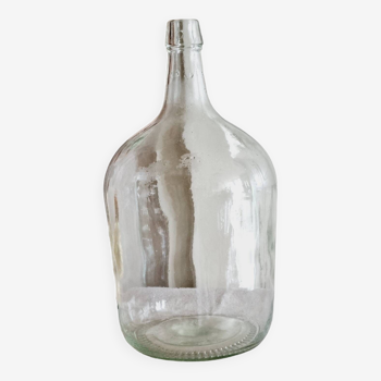 Transparent demijohn