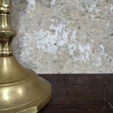 Pair of brass candlesticks