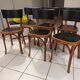 Suite de 6 chaises de bistrot Baumann années 1950