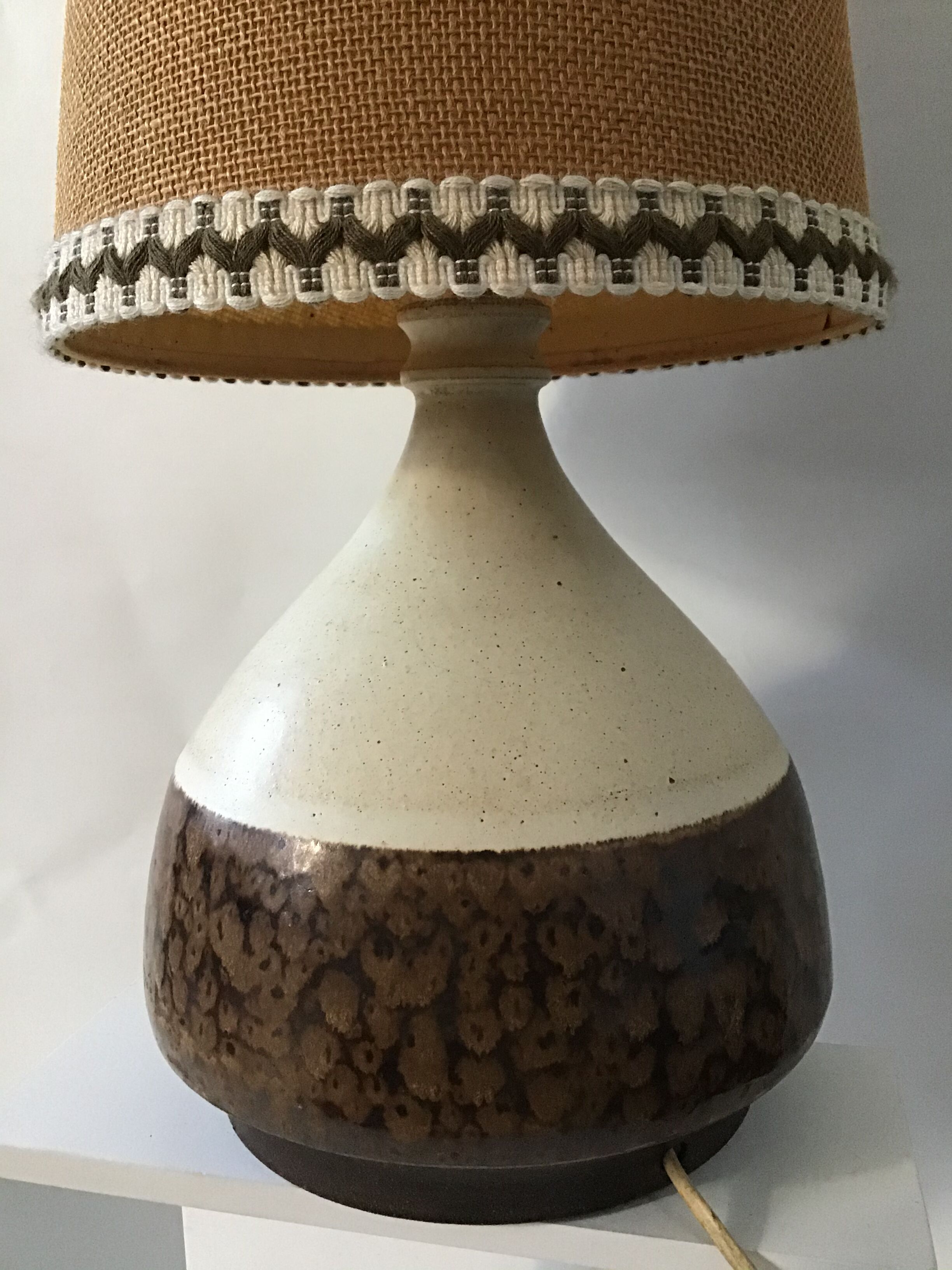 Jersey Pottery vintage lamp