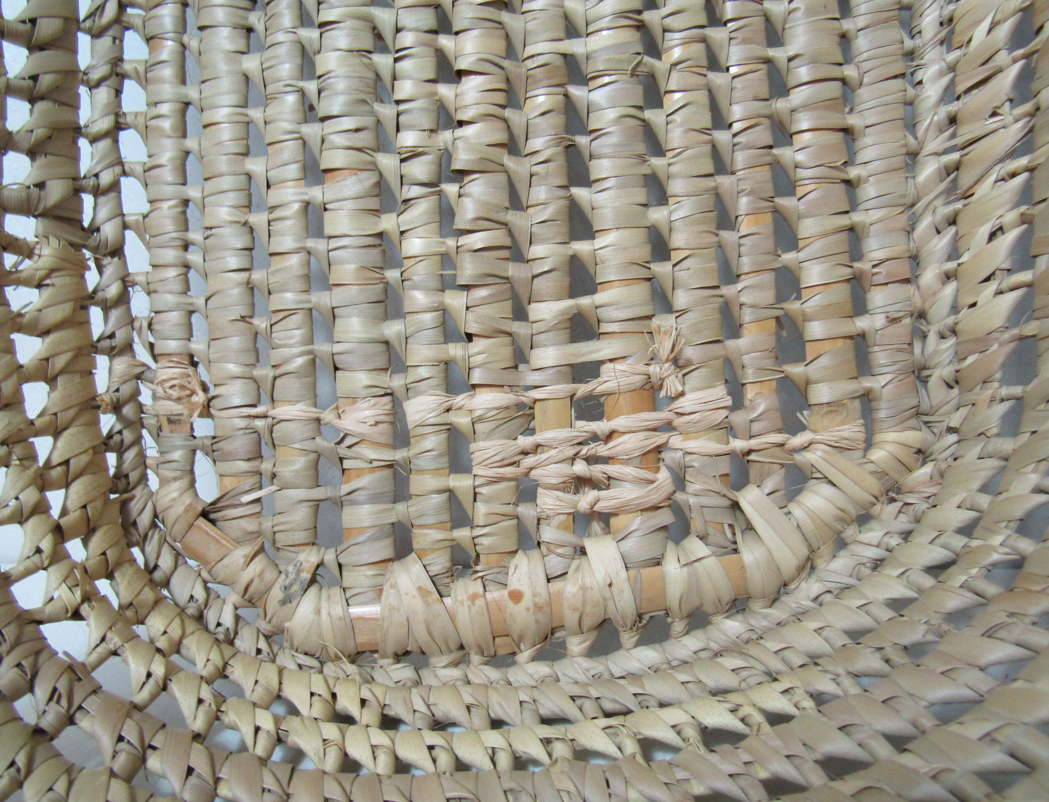 Old rattan baby cuff