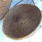 Ancient Japanese-style woven wicker basket