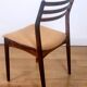Set of 4 vintage Danish chairs by Vestervig Eriksen in rosewood