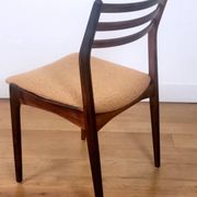 Set of 4 vintage Danish chairs by Vestervig Eriksen in rosewood
