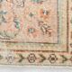 6x10 Peach Beige & Green Soft Wool Vintage Rug, 201x308Cm SK 5621
