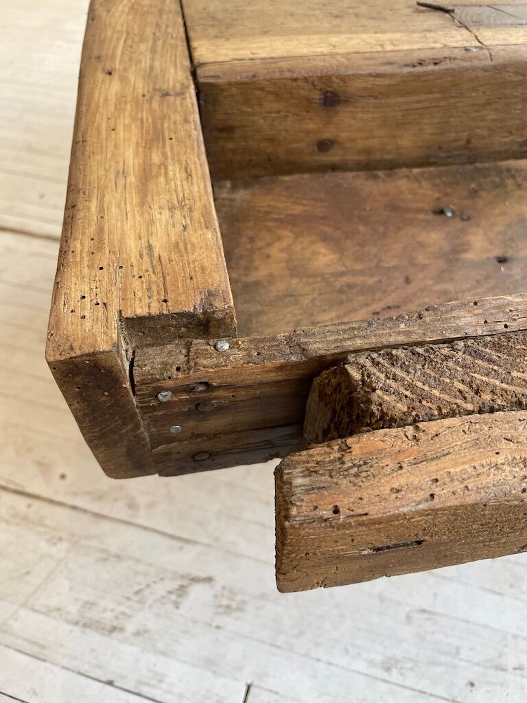 Brutally artisanal oak coffee table