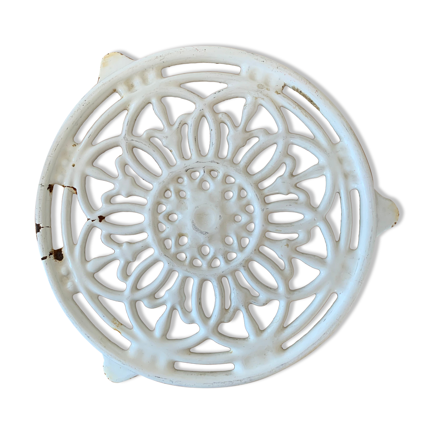 Cream-colored enamelled cast iron underwear underwear