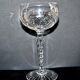 SAINT-LOUIS Balloon Wine Glass ROEMER in cut crystal star 1930 H14.5cm