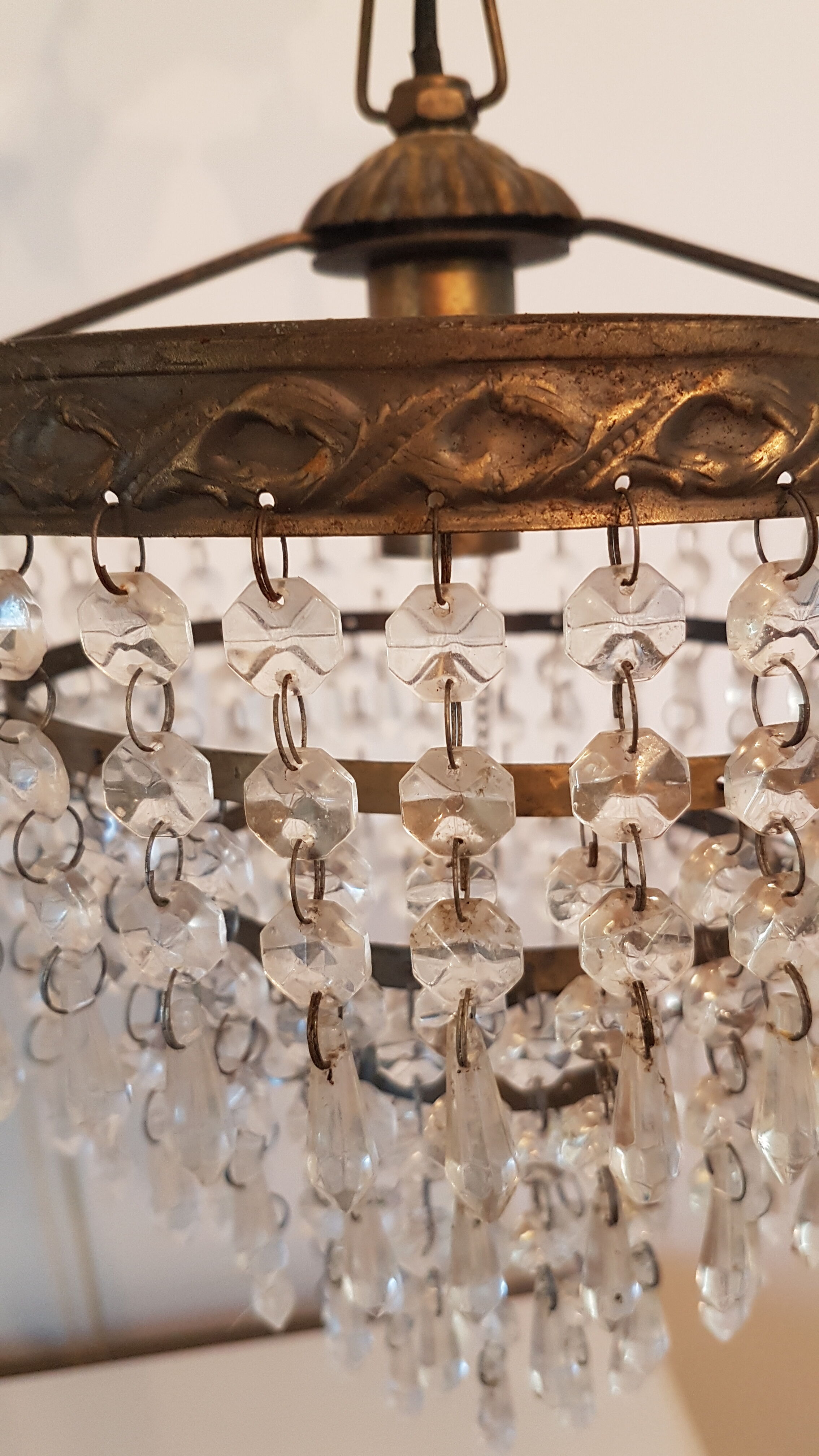 Chandelier with tassels