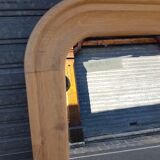 Raw oak mirror in Louis-Philippe style 119x89cm