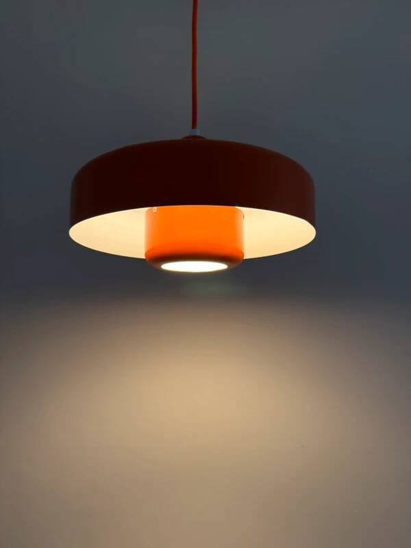 Vintage Vitrika Gogo - Dan Heerso - 1970s space age lamp - Danish design lamp