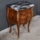 Petit meuble de salon en marqueterie, style Louis XV – Milieu XXe