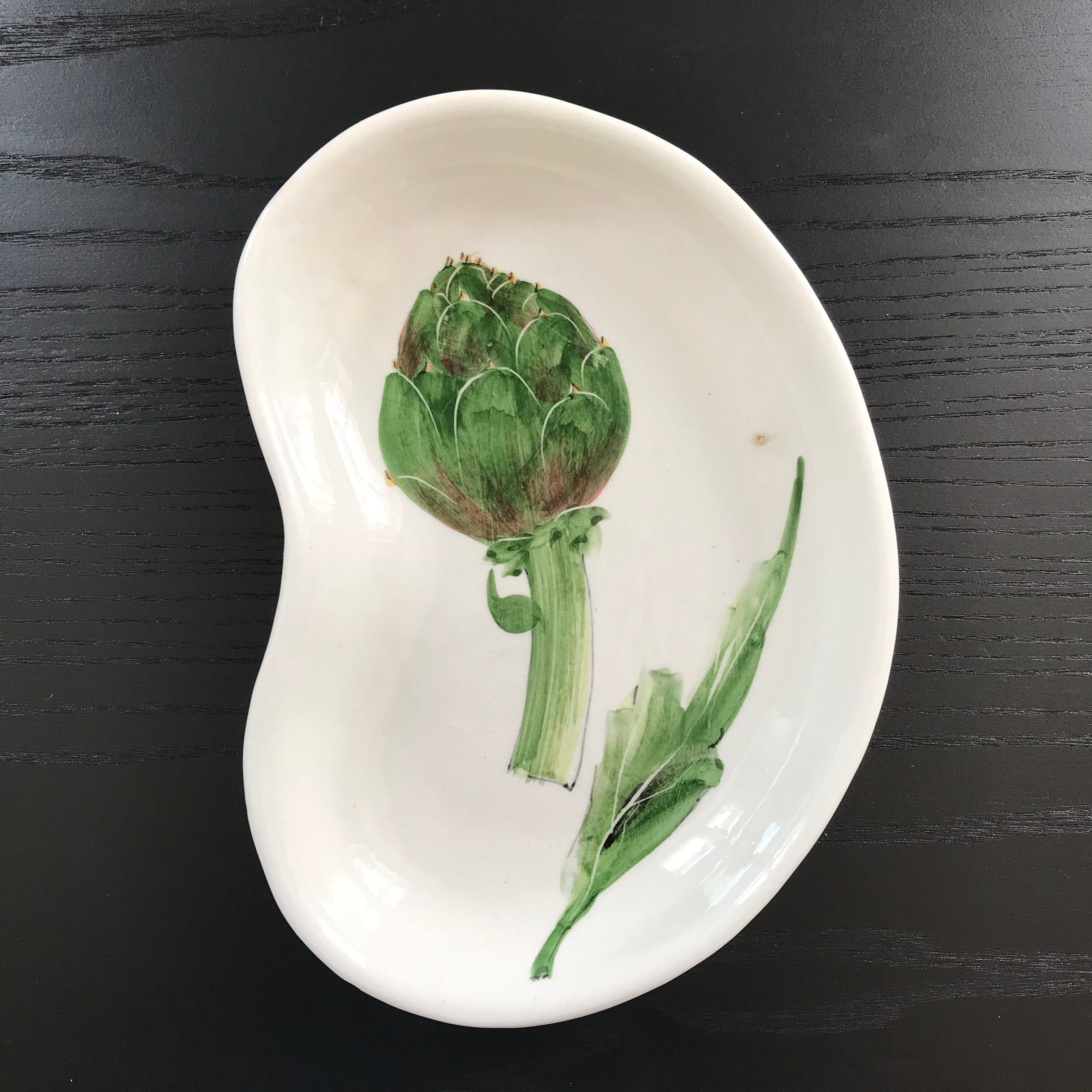 Artichoke decor pocket emptier