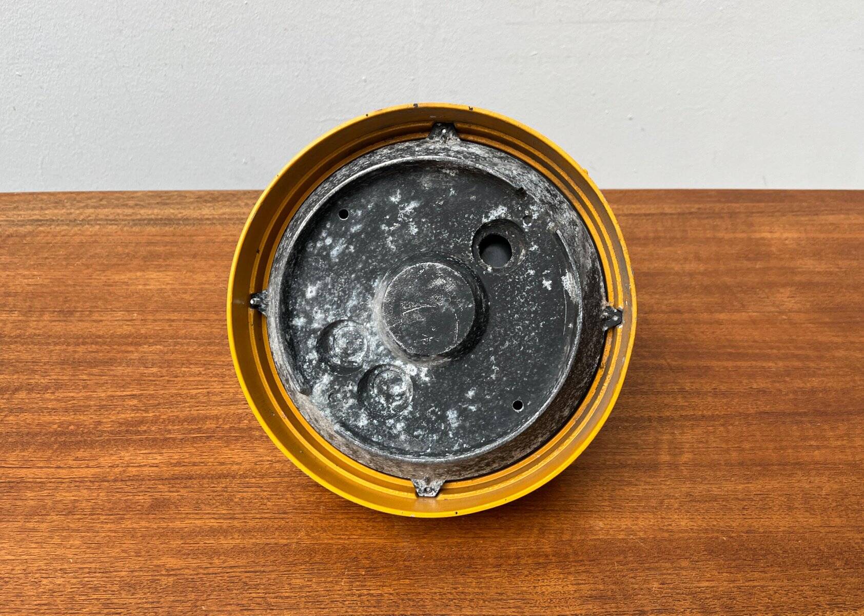 Mid-century Danish metal outdoor wall lamp model Pirate by Eva Koppel, Nils Koppel, Gert Edstrand for Nordisk Solar, 1960s.