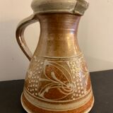 Signed ceramic pitcher or decanter