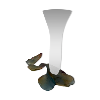 Vase soliflore au papillon DAUM