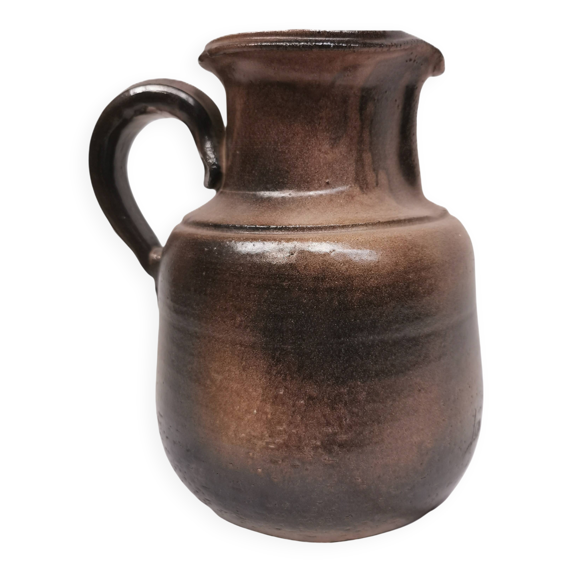Large jug / pitcher, ceramic signed jean marais