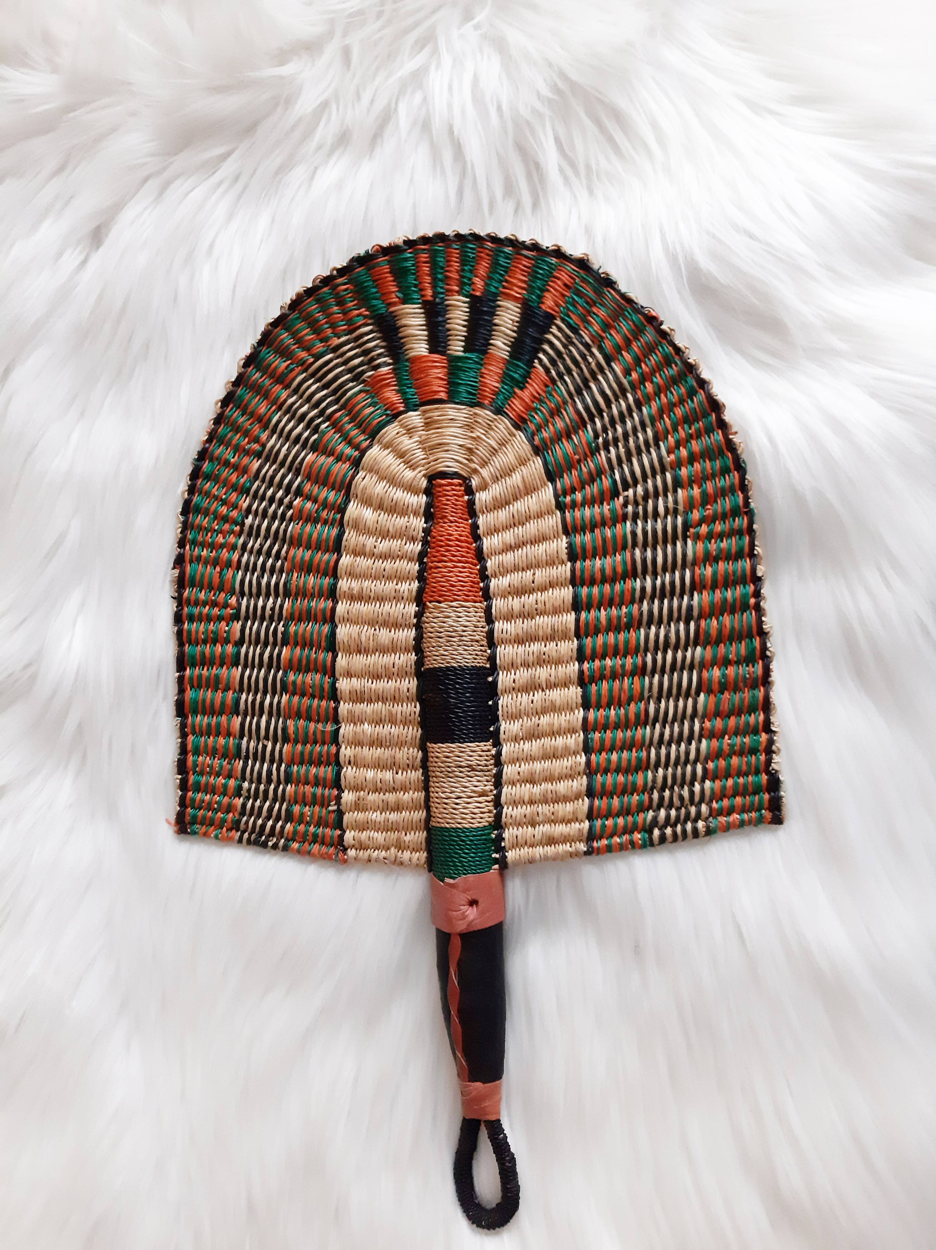 African fan bolga wall decoration of ghana