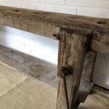 Oak carpenter's workbench