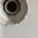 Pair of porcelain wall lights 1950 bathroom