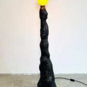 Lampe de sol Black Meteor par Jonathan Bocca pour Job Studio, Italie, 2023