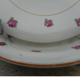 Paire d'assiettes "digoin"