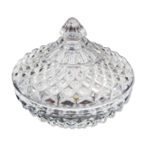 Vintage diamond Arques crystal sugar bowl