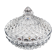 Vintage diamond Arques crystal sugar bowl