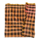 Vintage Haik checkered blanket from Morocco - 174 x 257 cm