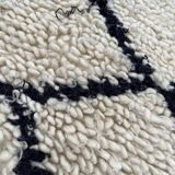 Beautiful vintage carpet of benin ouarain 90x220 cm