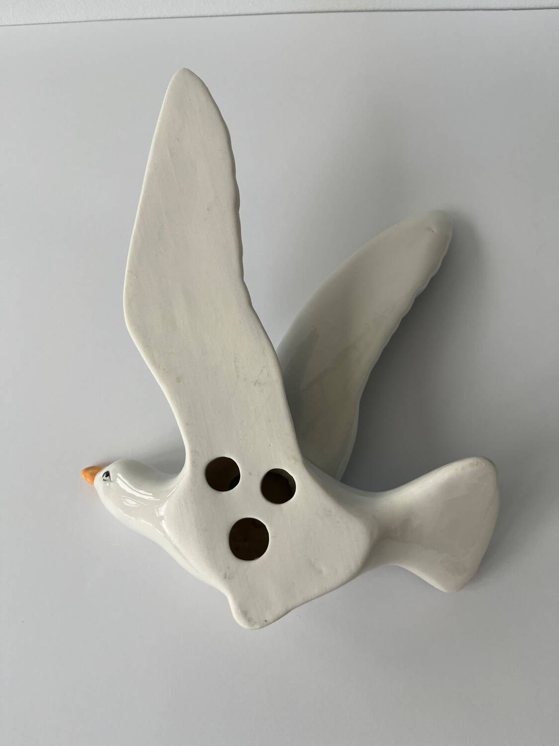 Mouette céramique déco murale vintage