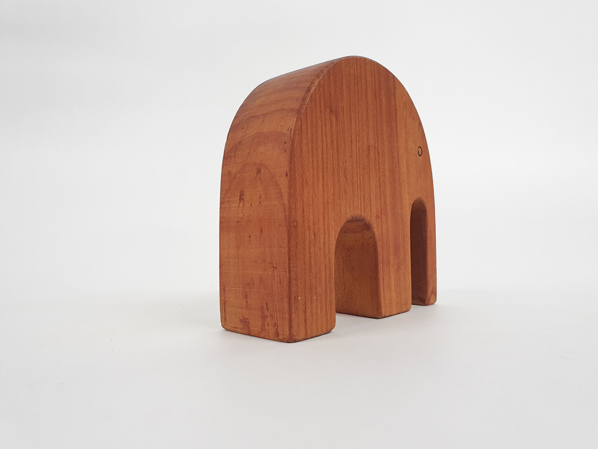Scandinavian modern wooden Elephant, 1960's