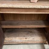 Huge oak display cabinet from the late 19th century