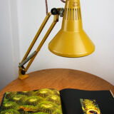 brown adjustable achitect table lamp by tep, 1970s