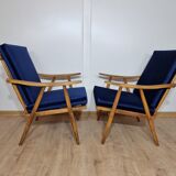 Boomerang" model armchairs by Ton