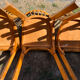 Lot de 6 chaises vintage en bois – Baumann