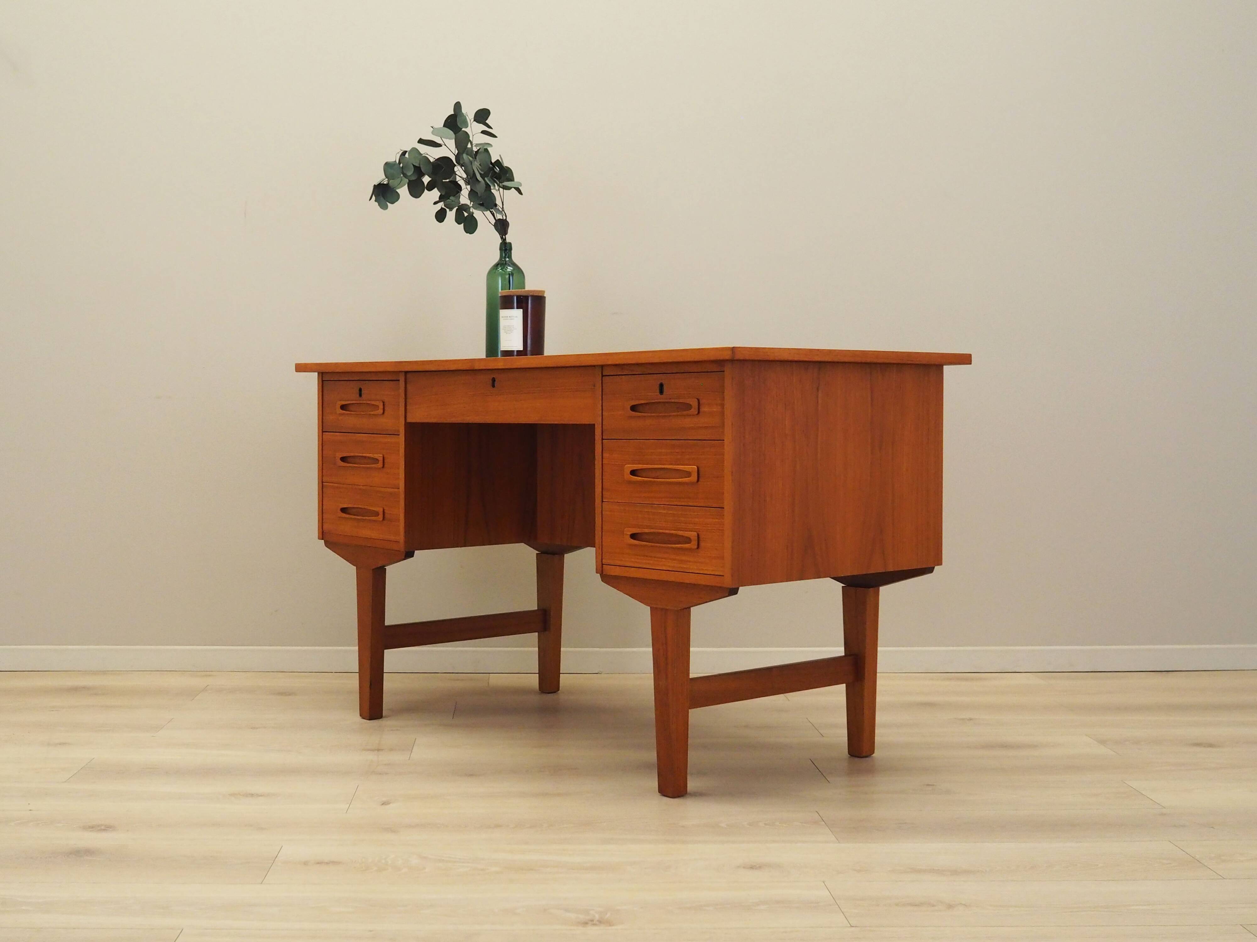 Teak desk, Danish design, 1960s, production: Denmark