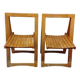Vintage Aldo Jacober Style Folding Chairs