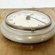 Vintage grey east german wall clock from weimar electric, 1970s