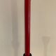 Pair of black candlesticks art deco in steel Habitat 1970