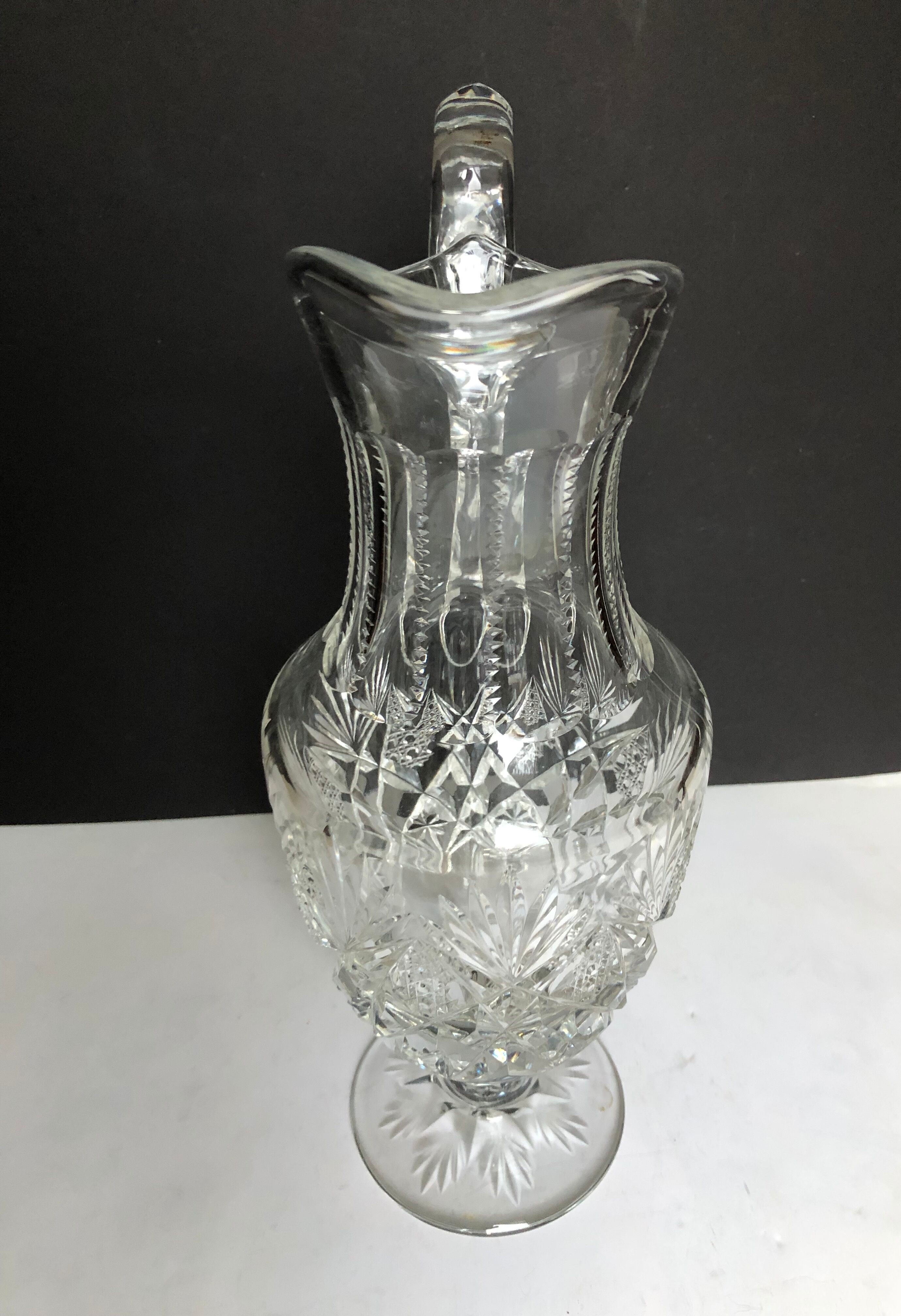 St. Louis crystal pitcher