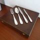 Housewife 24 seats 6 people art deco 1930 silver metal apollo