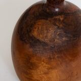 Monoxyle lamp base in elm burl, Anonymous craftsmanship, 1960s