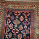 Handmade antique Armenian Gandzak rug 106cm x 222cm 1880s - 1B519