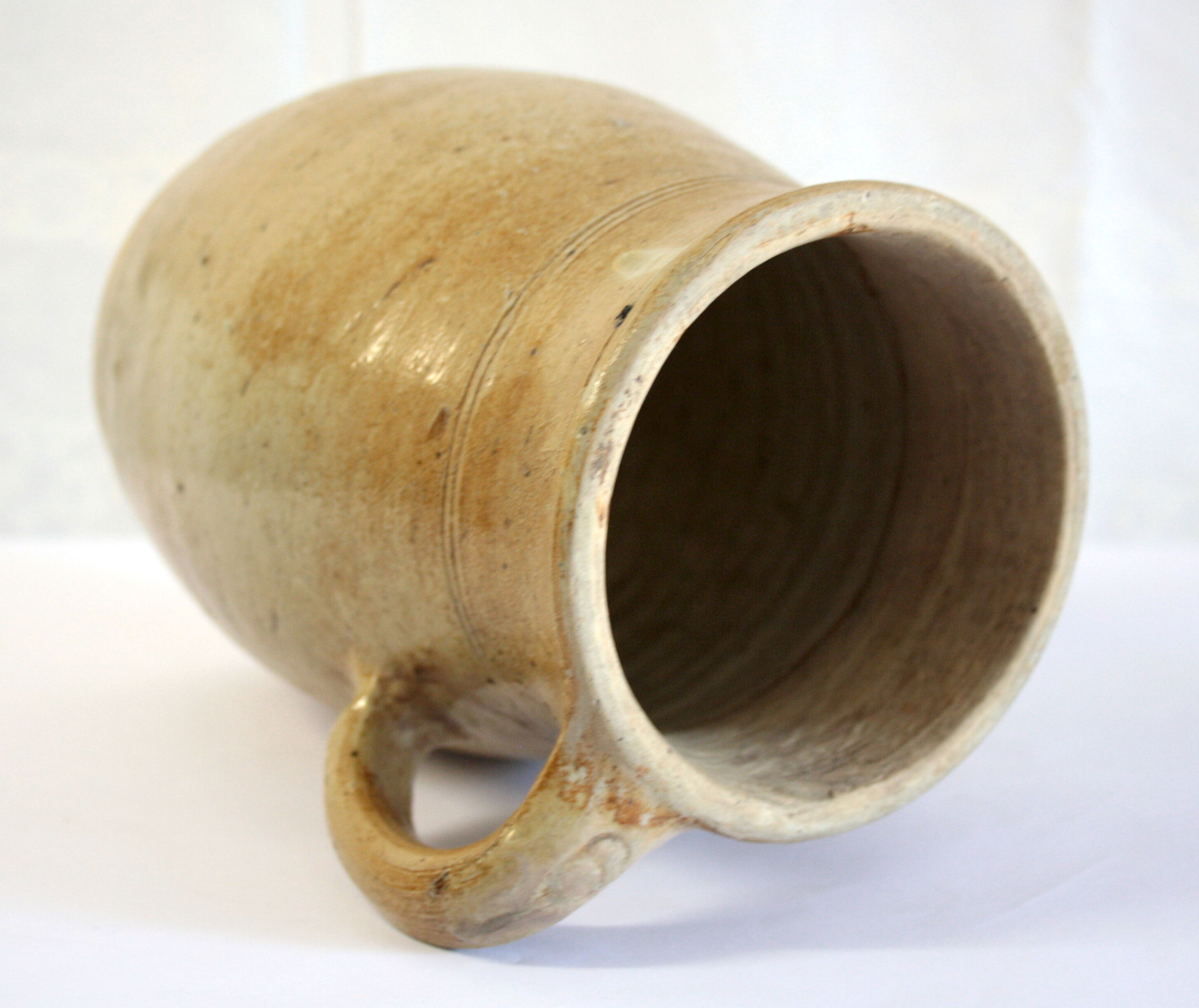 Vase  terracotta enameled