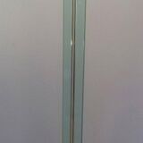 Floor lamp made of glass, brass and lacquered metal