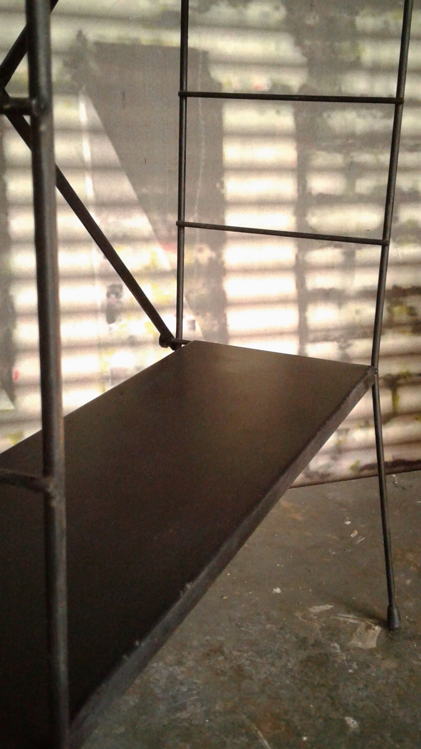 Shelf string taken end sofa