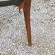 Pair of 50's Scandinavian style mahogany chairs